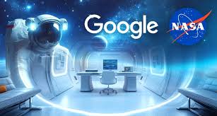 Image of NASA and Google collaboration announcement for CMO-DA, an AI tool to support astronaut health in deep space missions.