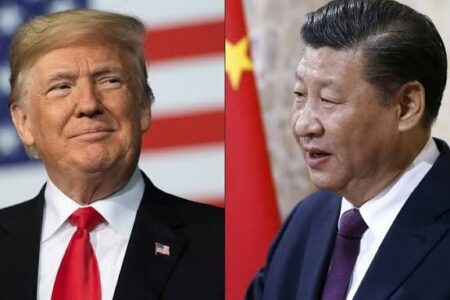 Image showing Trump and Xi